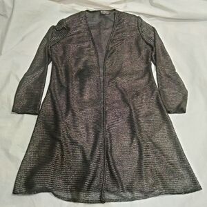 Niki Livas Women Open Front Cardigan See Through (38W 36L)